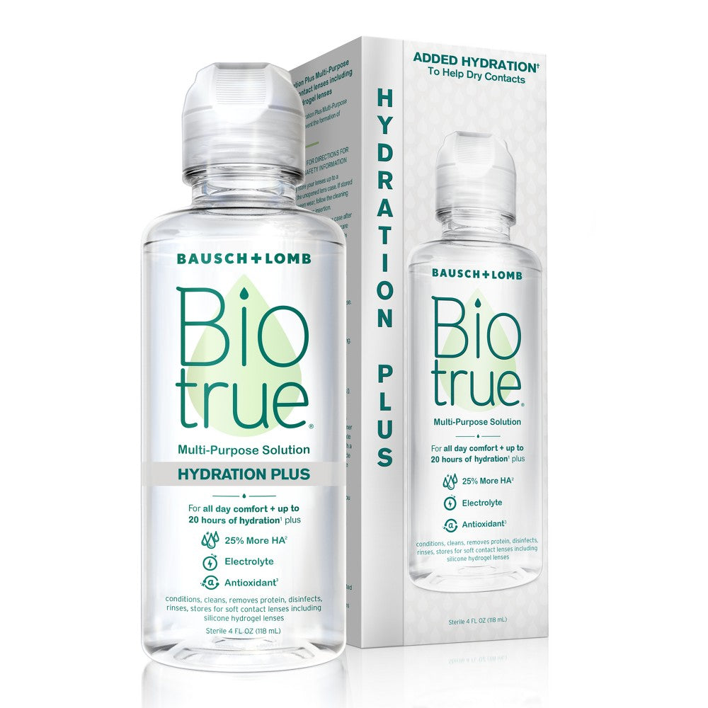 Biotrue Hydration Plus Contact Lens Solution - 4 Fl Oz