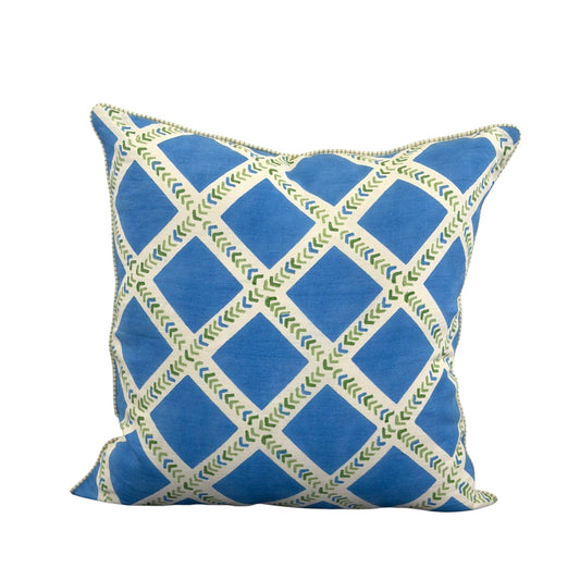 Mithya Linen Pillow Cover - Blue