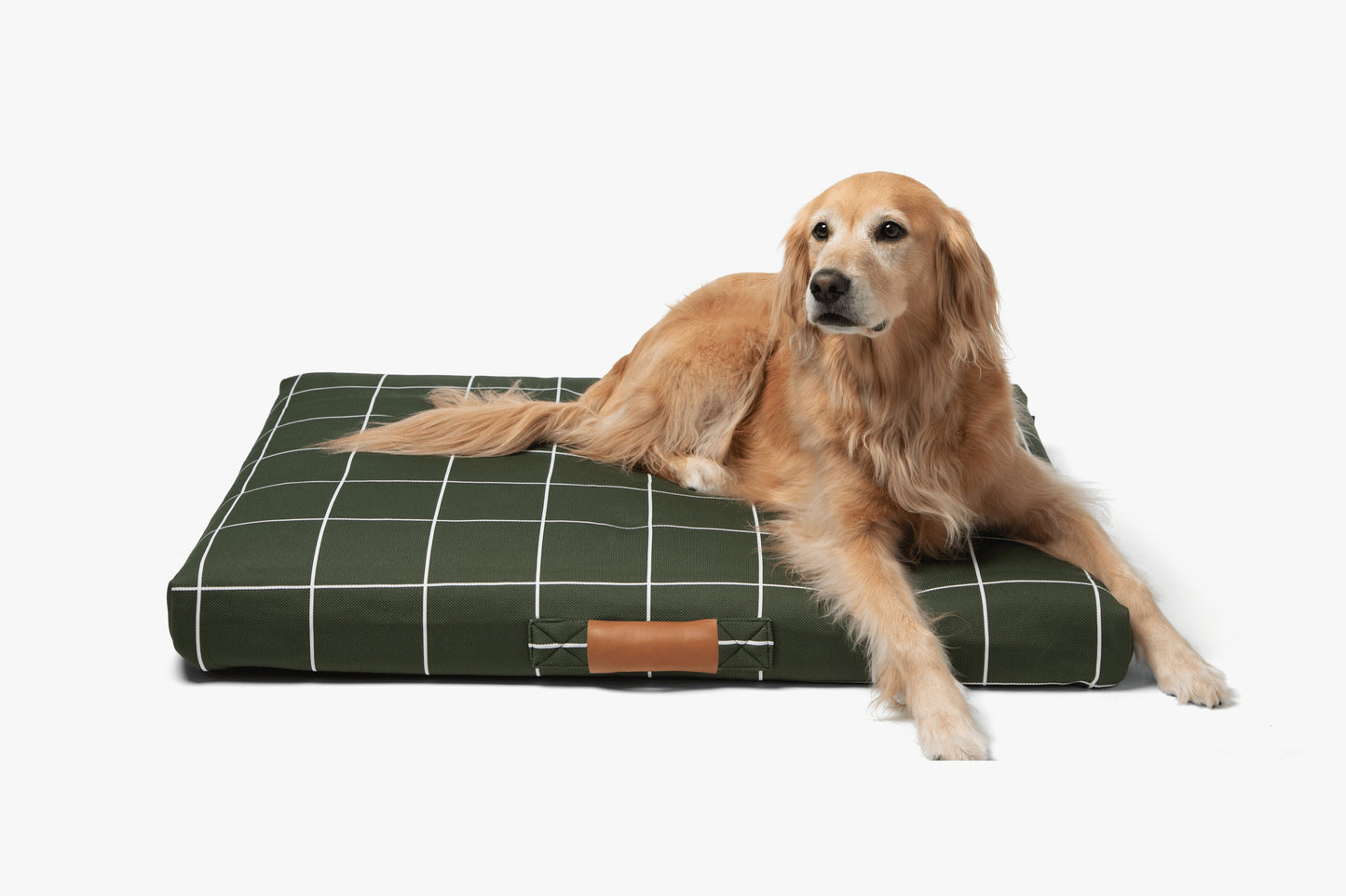 Hunter Green Grid | Dog Bed or Bed Cover