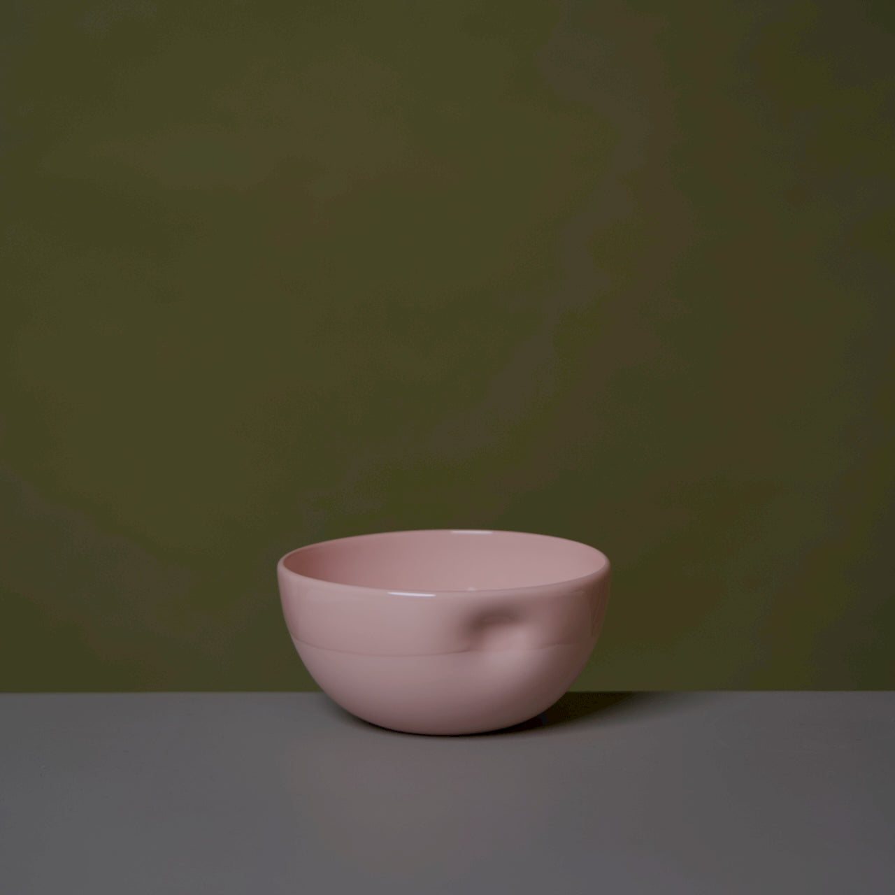 Unique Series Thumb Print Porcelain Bowl - Dusty Pink