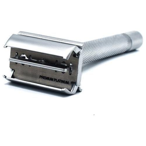Parker 74R SC Satin Chrome Heavyweight Butterfly Open Safety Razor