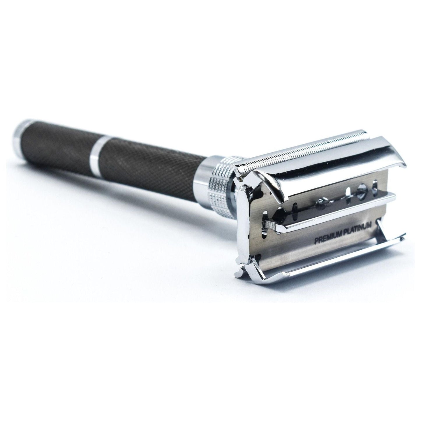Parker 96R Long Handle Butterfly Safety Razor - Graphite