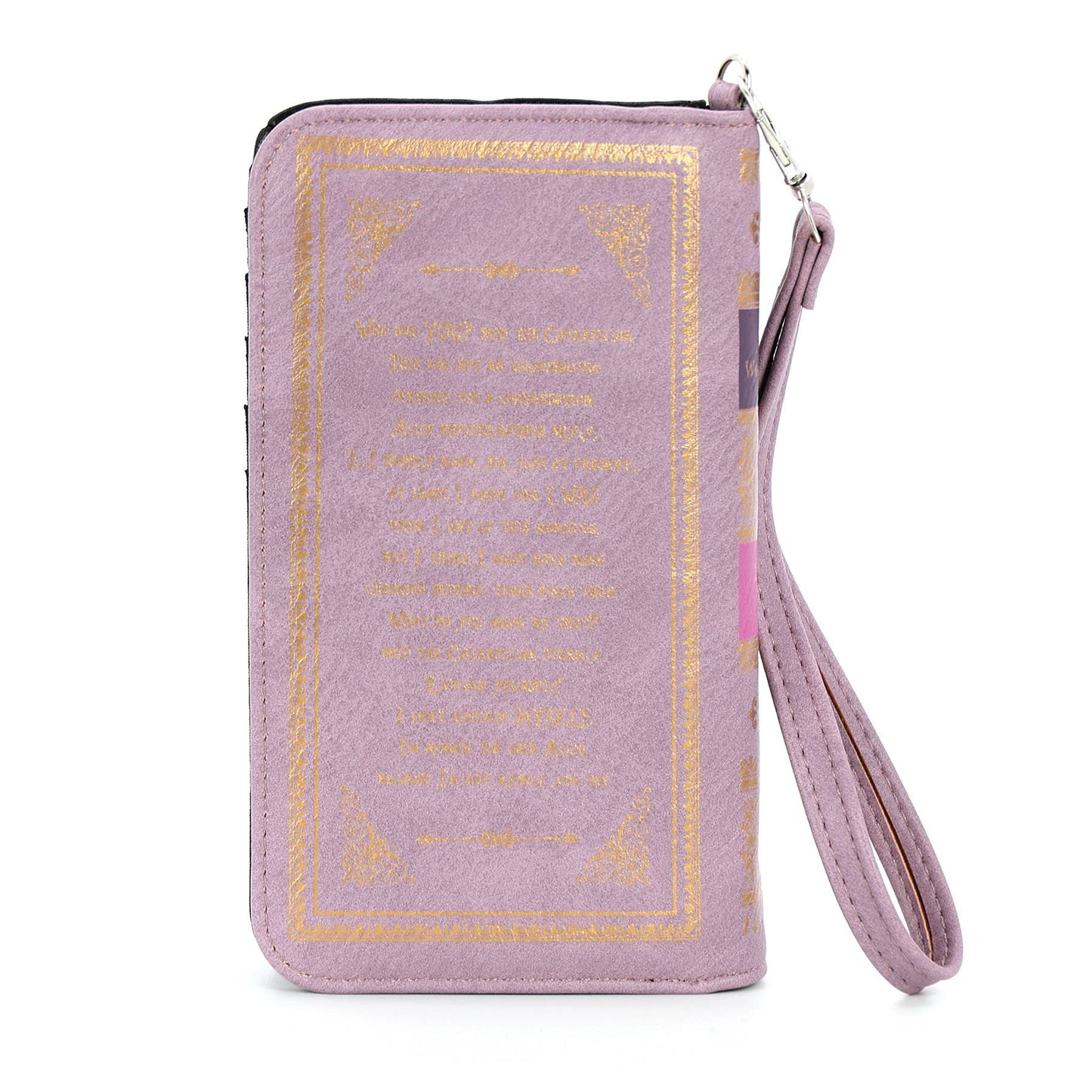 Alice in Wonderland Book Wallet Wristlet