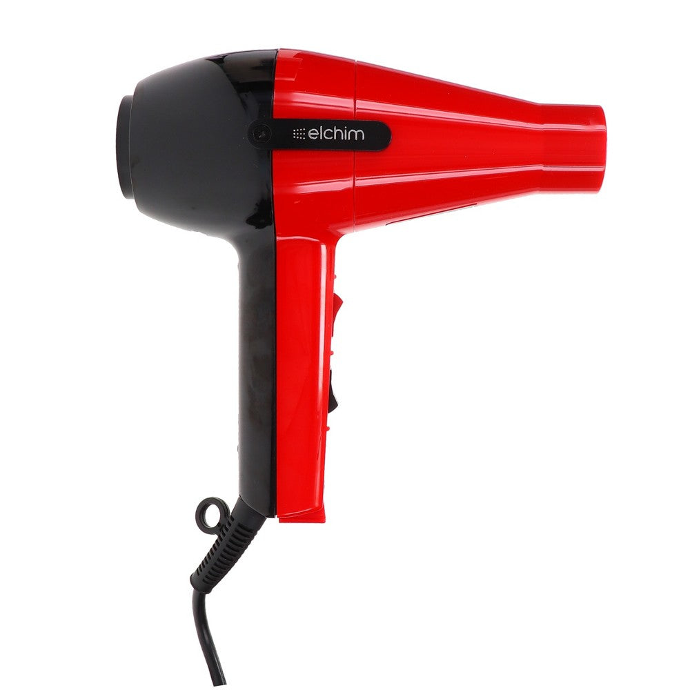 Elchim 2001 High Pressure Professional Hair Dryer - Red/Black