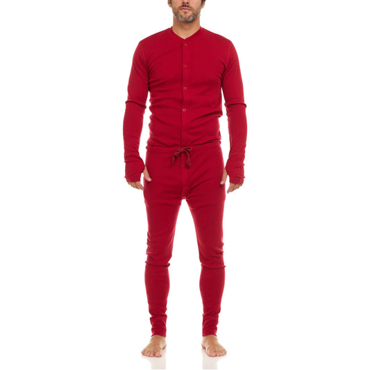 Midweight Wool Union Suit - 100% Merino Wool - Osadia Concept Store