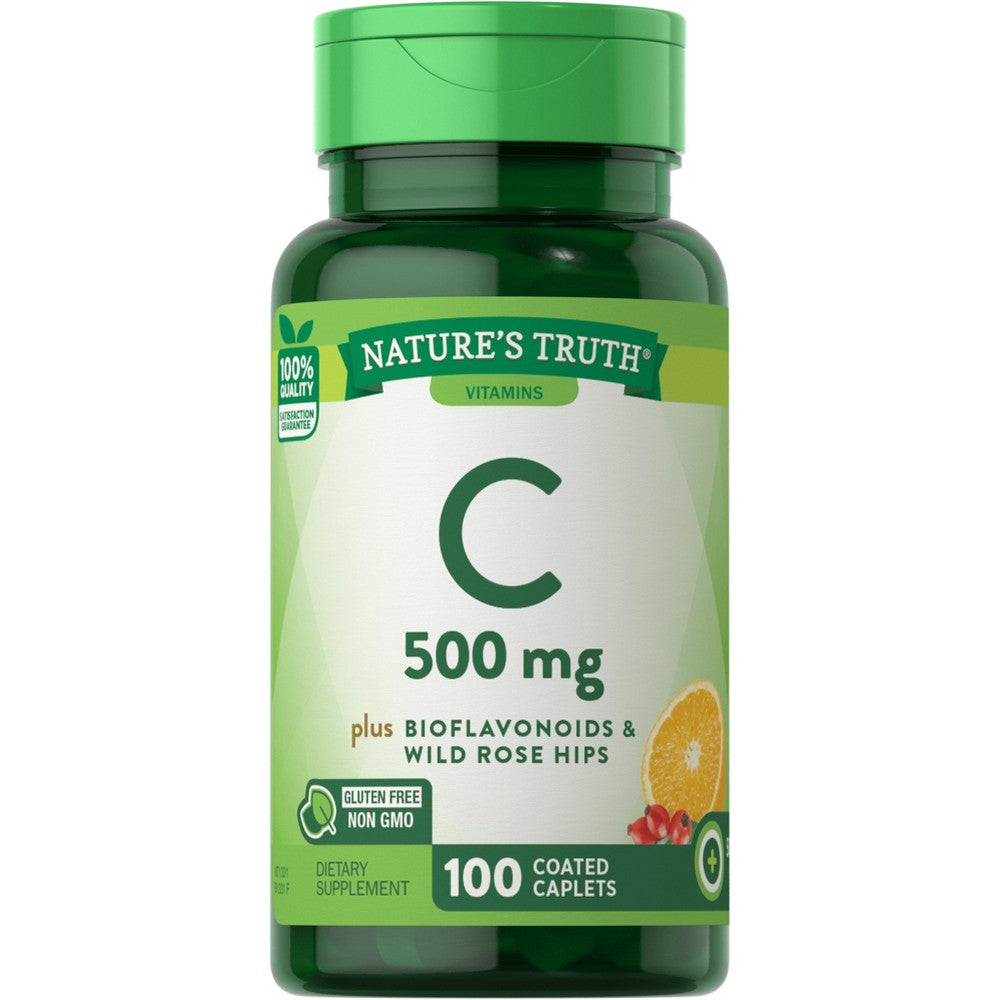 Nature's Truth Vitamin C 500 Mg With Bioflavonoids & Rose Hips Tablets - Osadia Concept Store