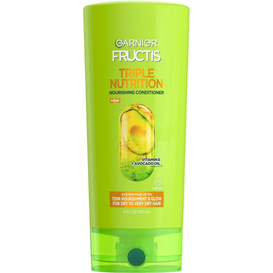 Garnier Fructis Triple Nutrition Conditioner for Dry to Very Dry Hair, 21 oz