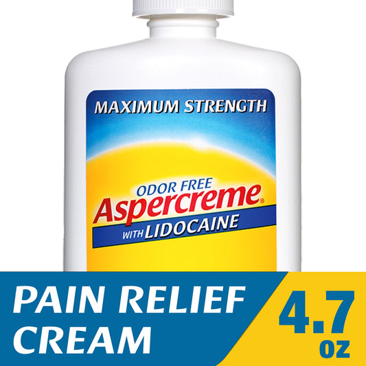 Aspercreme Maximum Strength 4% Lidocaine Pain Relieving Cream
