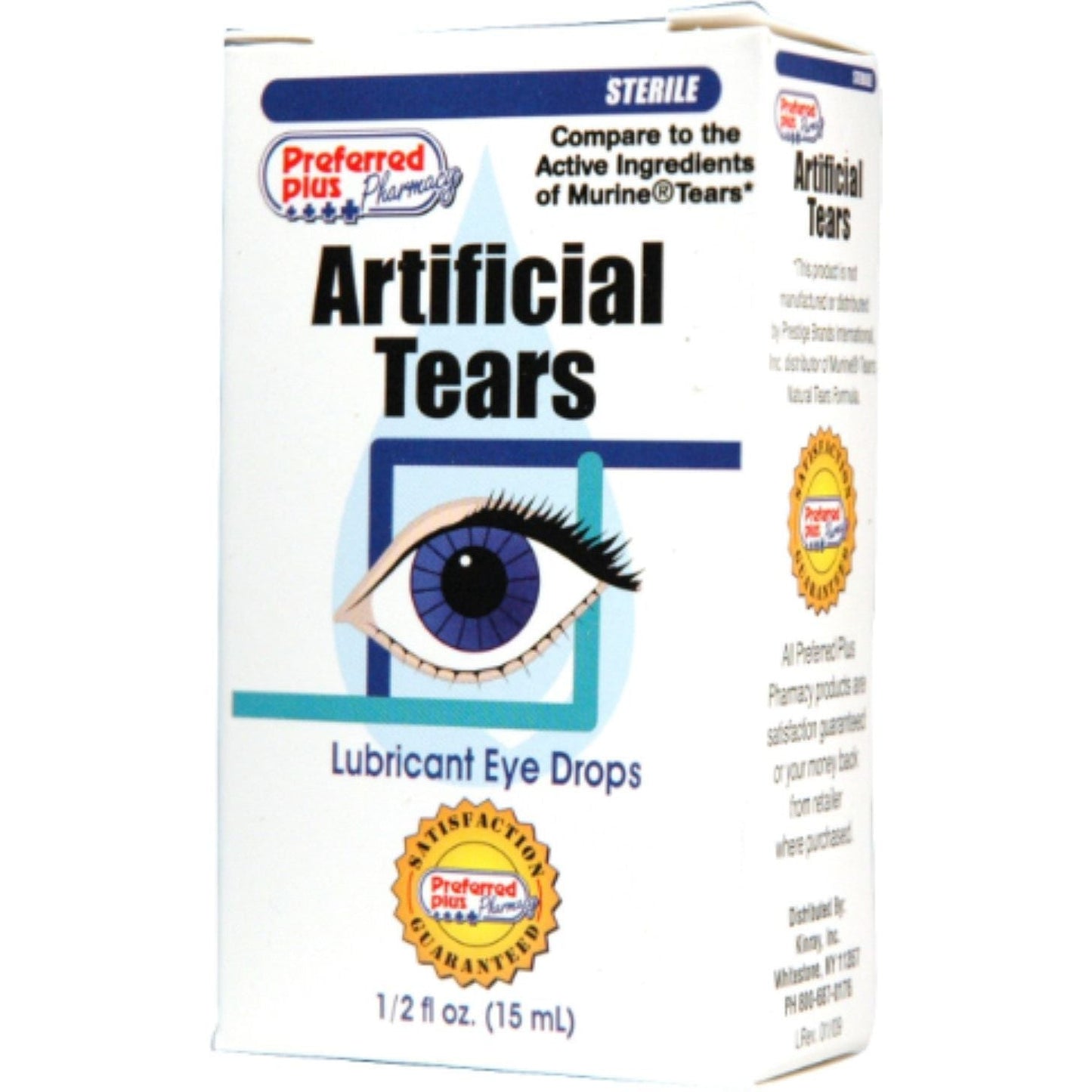 Preferred Plus Artificial Tears Lubricant Eye Drops 15 Ml