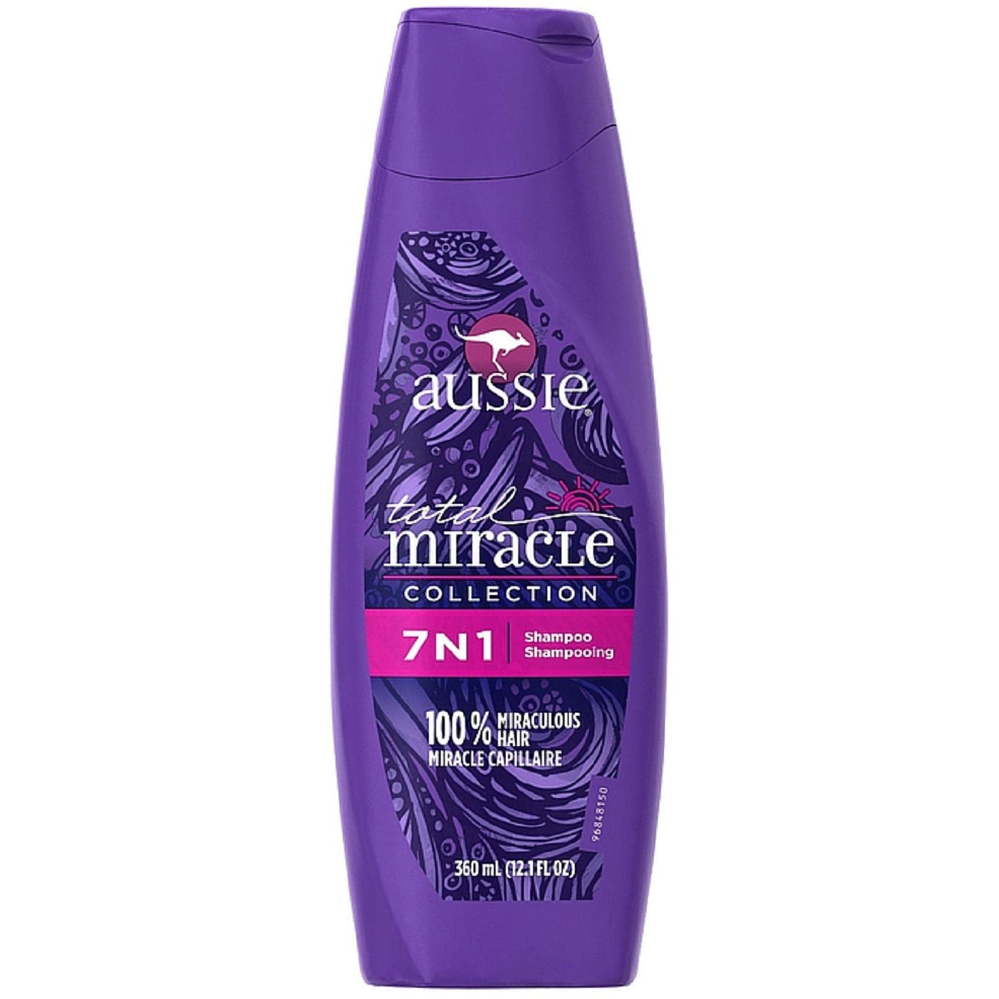 Aussie Total Miracle Shampoo For Damaged Hair, 12.1 Fl Oz