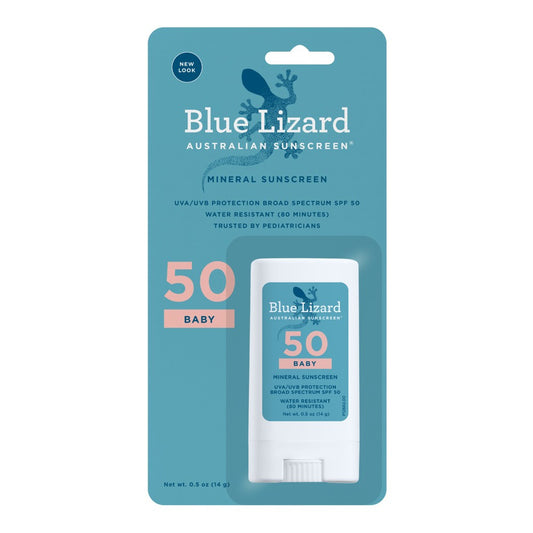 Blue Lizard Australian Mineral Sunscreen Stick Baby SPF 50+ 0.5 Oz