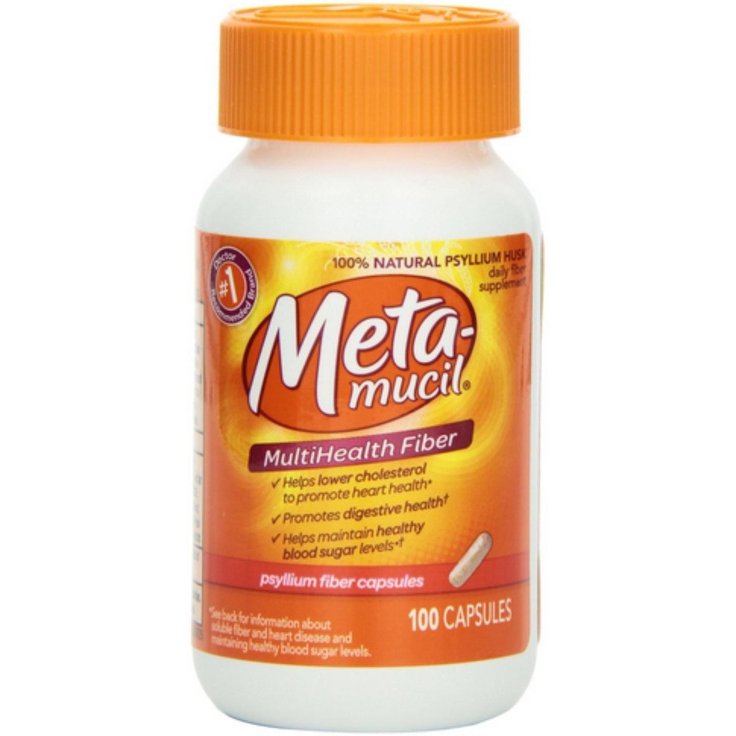 Metamucil Fiber, 3 In 1, Capsules