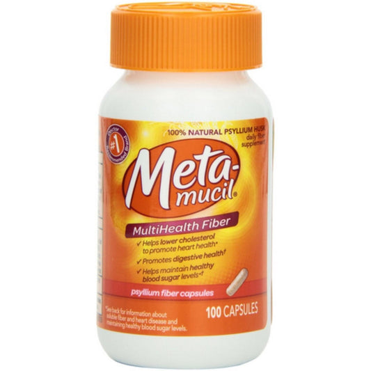 Metamucil Fiber, 3 In 1, Capsules