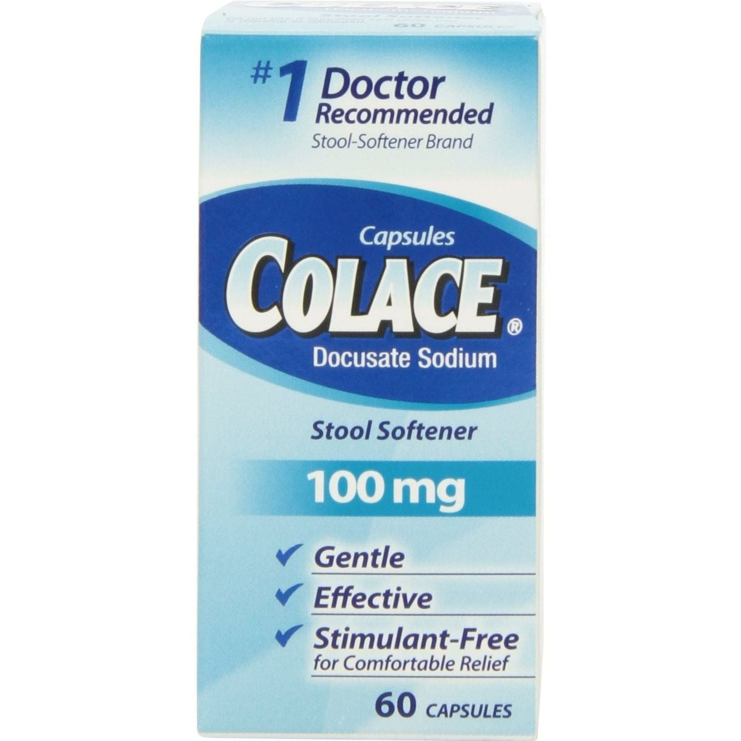 Colace Stool Softener, Regular Strength, 100 Mg, Capsules