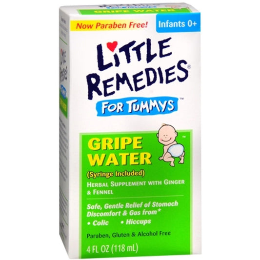 Little Remedies Gripe Water, Colic & Gas Relief, Safe For Newborns, 4 Fl Oz