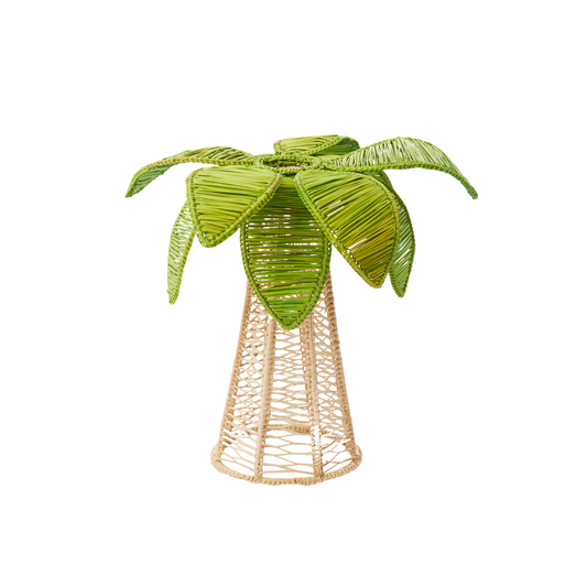Palm Tree Candle Holder - Medium - Apple Green