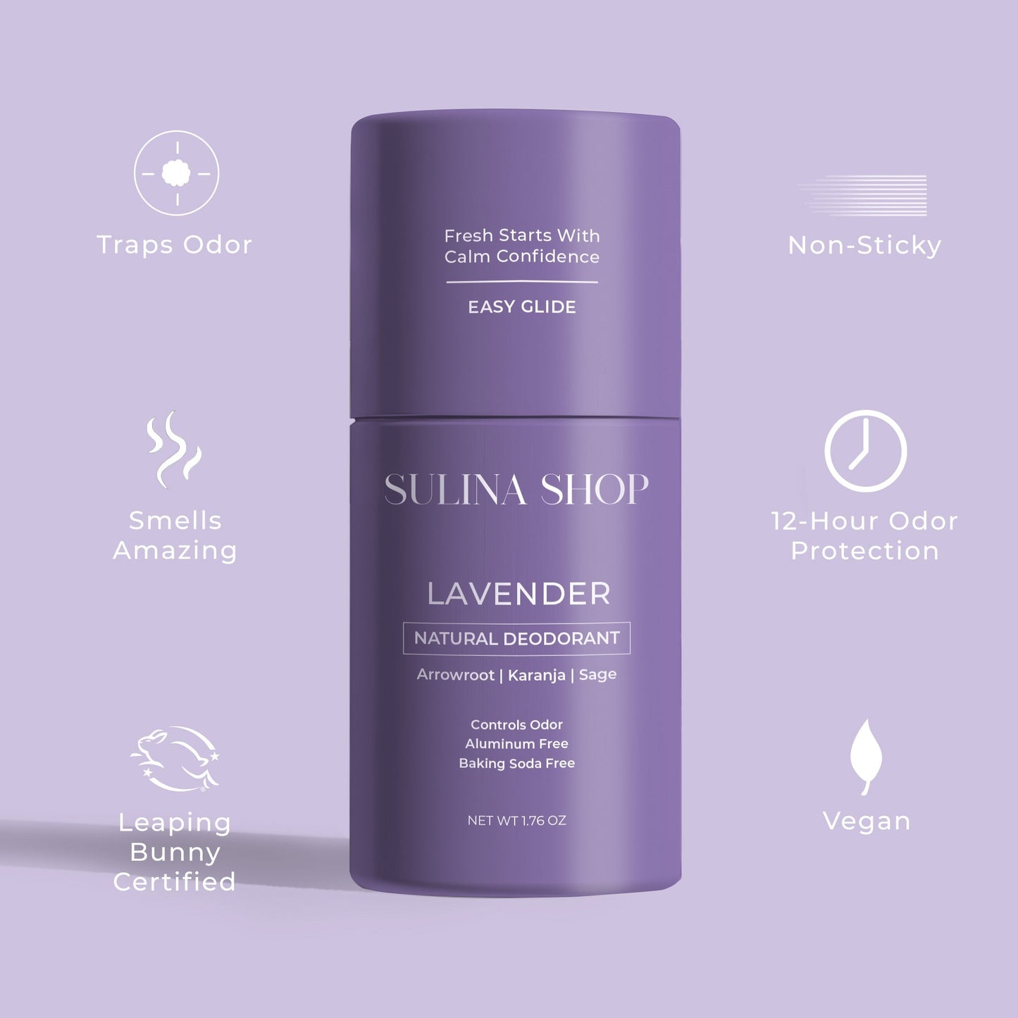 Lavender Natural Deodorant