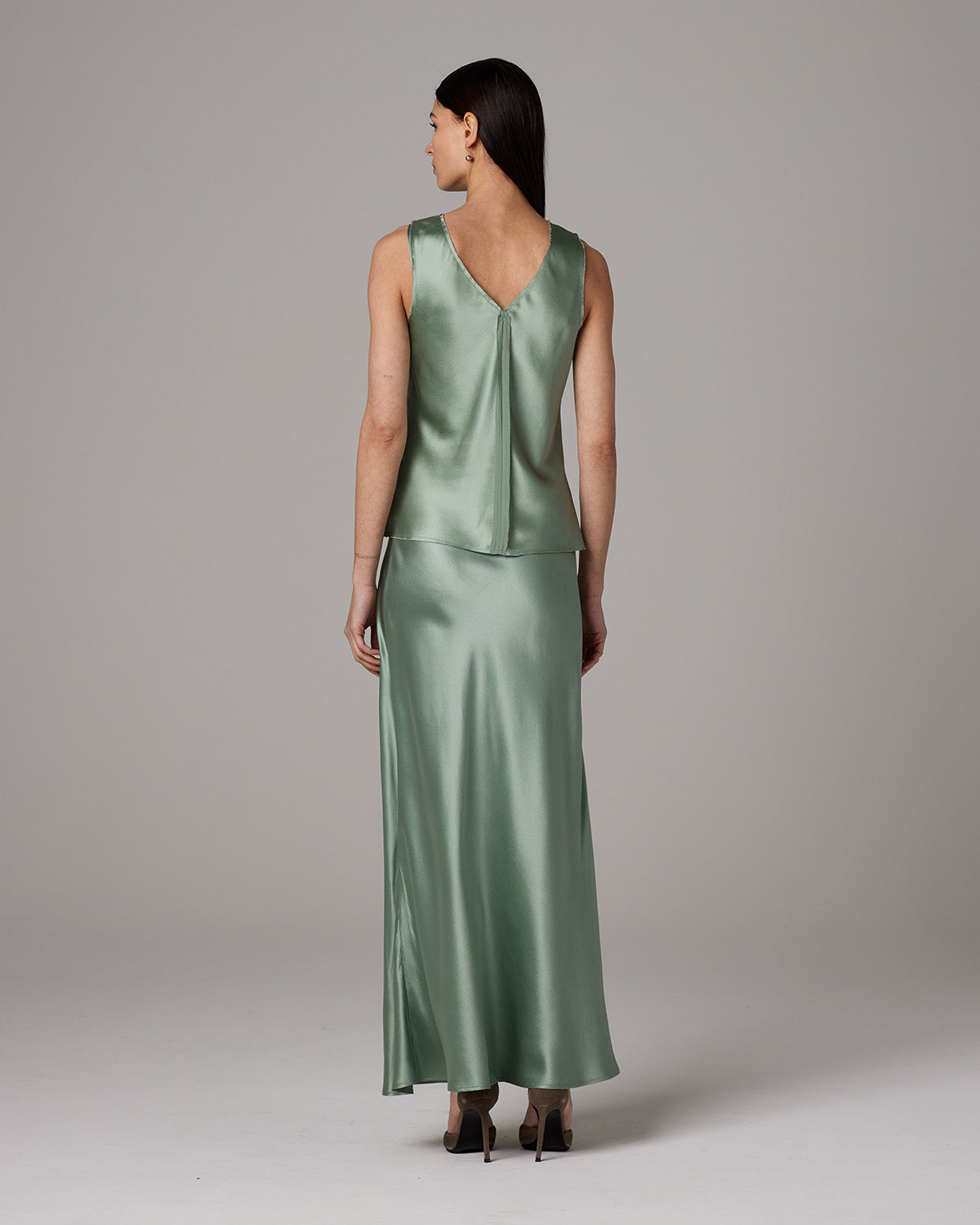 Silk Raw Edge Tank - Core