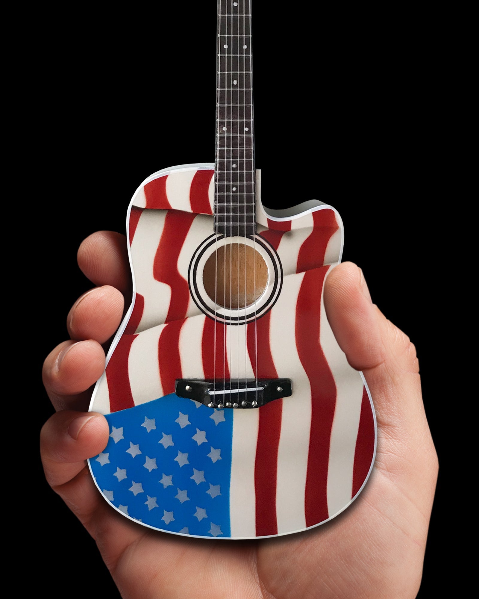 Toby Keith Signature USA Flag Acoustic Mini Acoustic Guitar Model - Osadia Concept Store