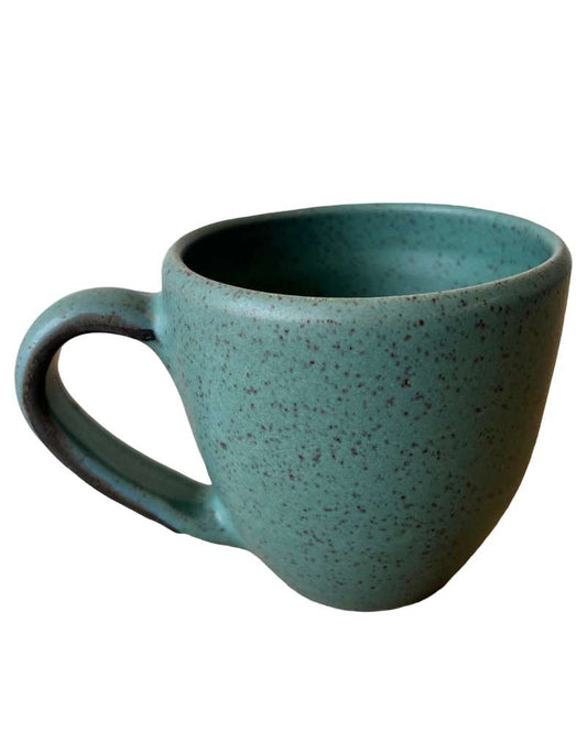 The Luna Latte Mug in Echeveria Teal
