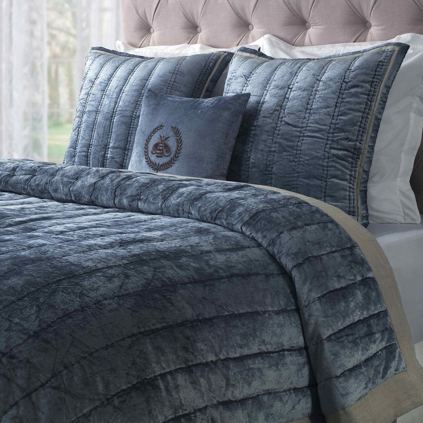 Oliver Cotton Velvet Quilt Sham