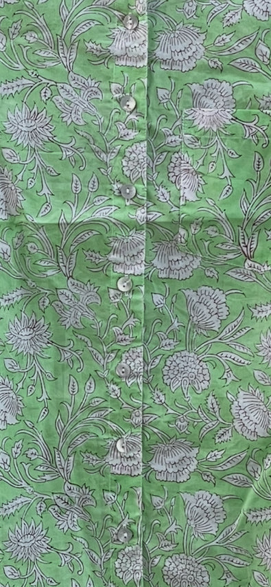 Good Boyfriend Shirt Floral Escape Honeydew/Pinecone