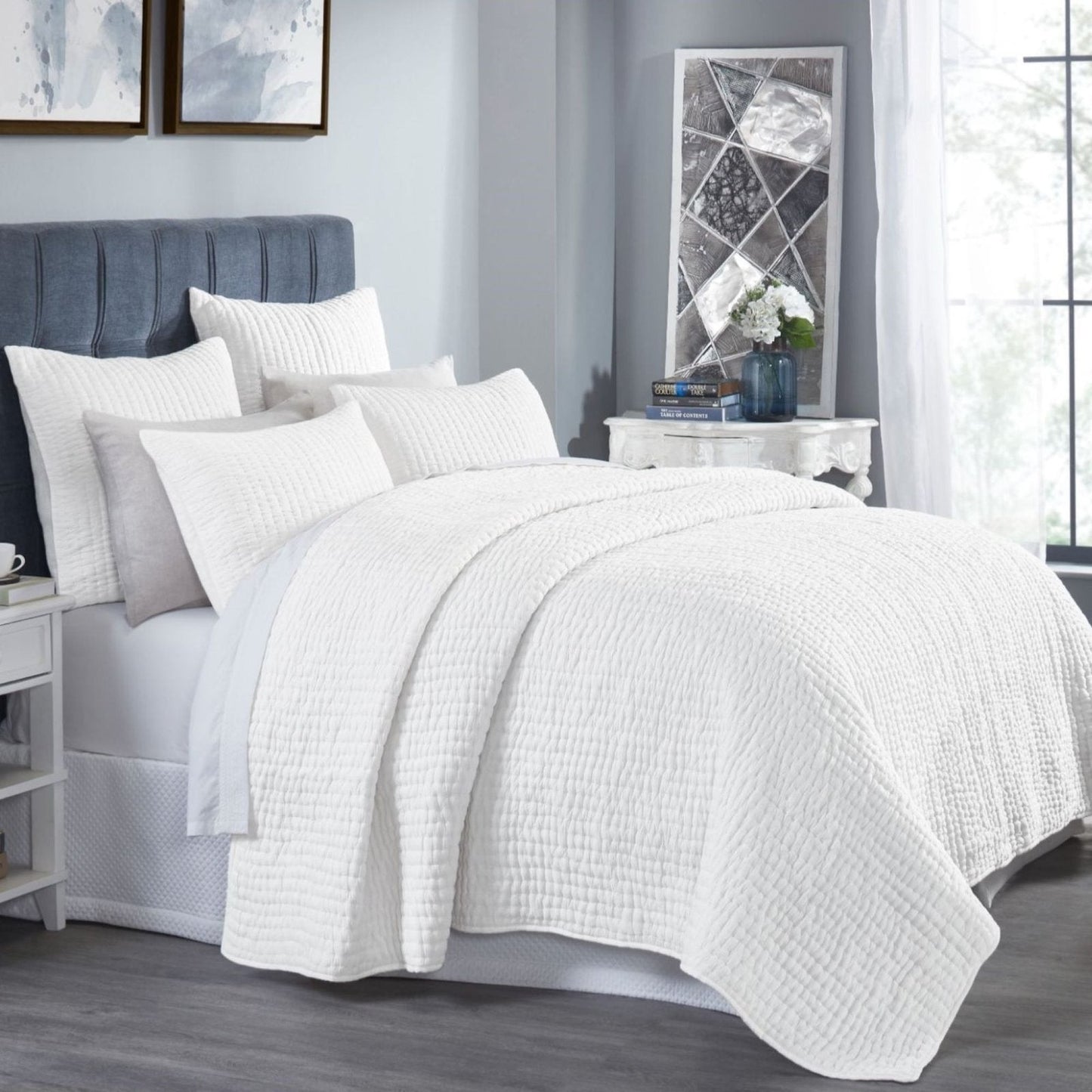 Bella Stone Washed Cotton Quilt