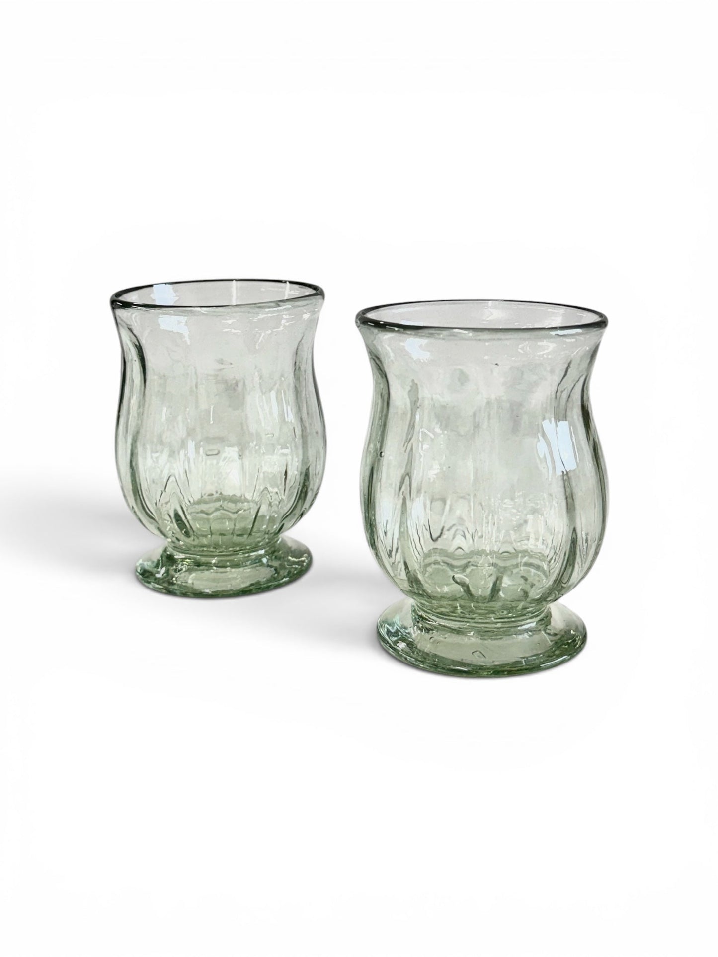 Handblown Estelle Glass, Set of 2