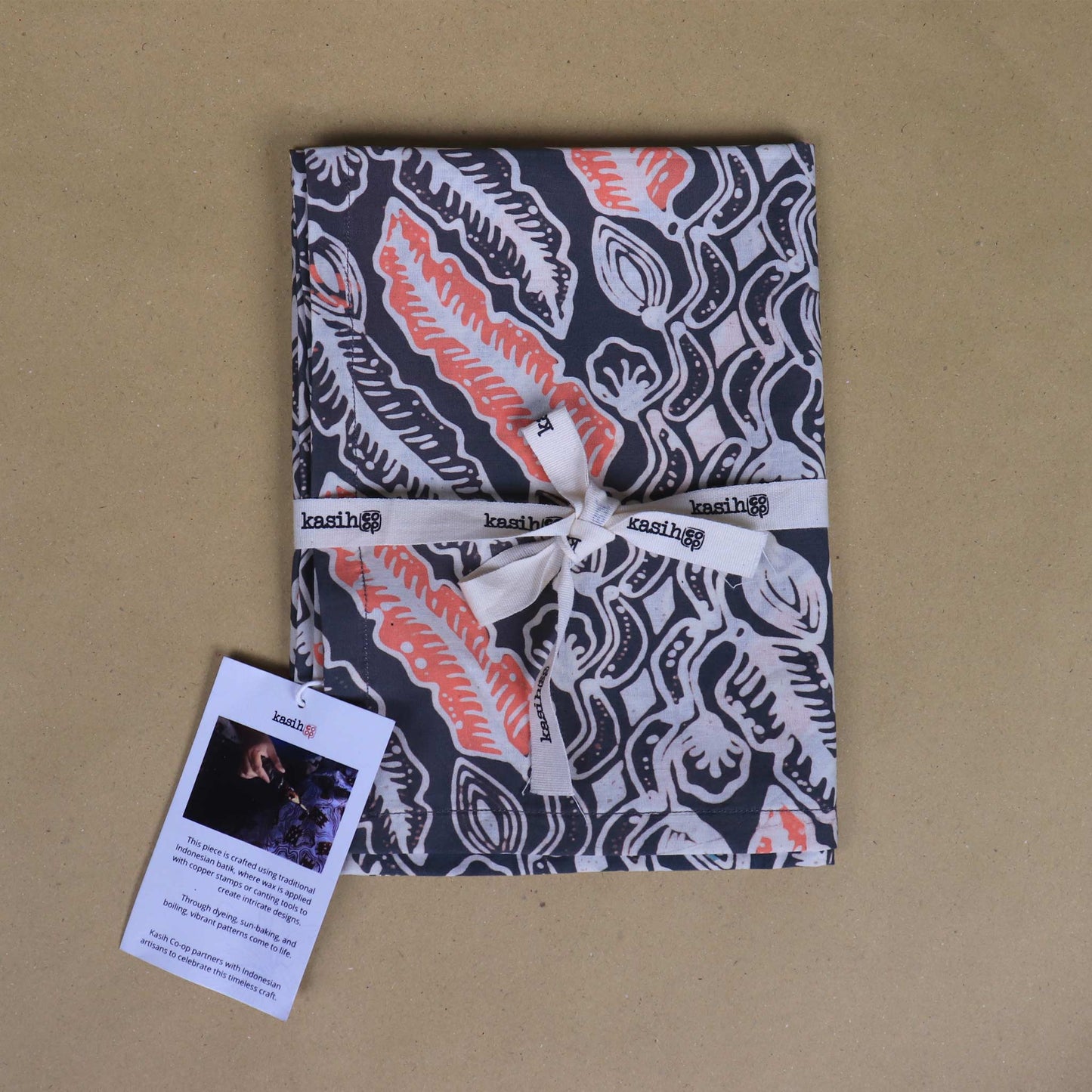 Batik Tea Towel Hand Dyed, Summer Night, Hand Dyed, 100% Cotton