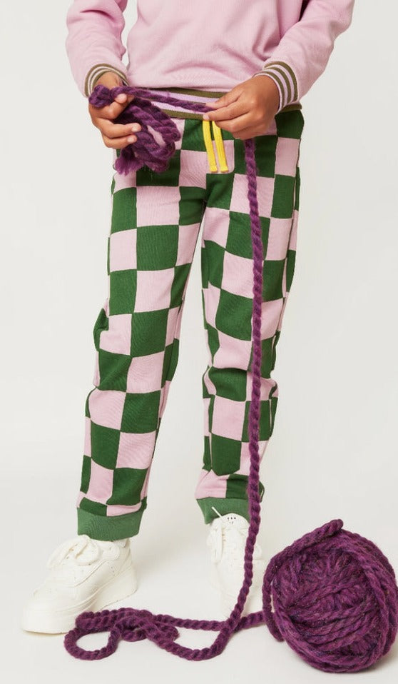Green Checkered Jogger