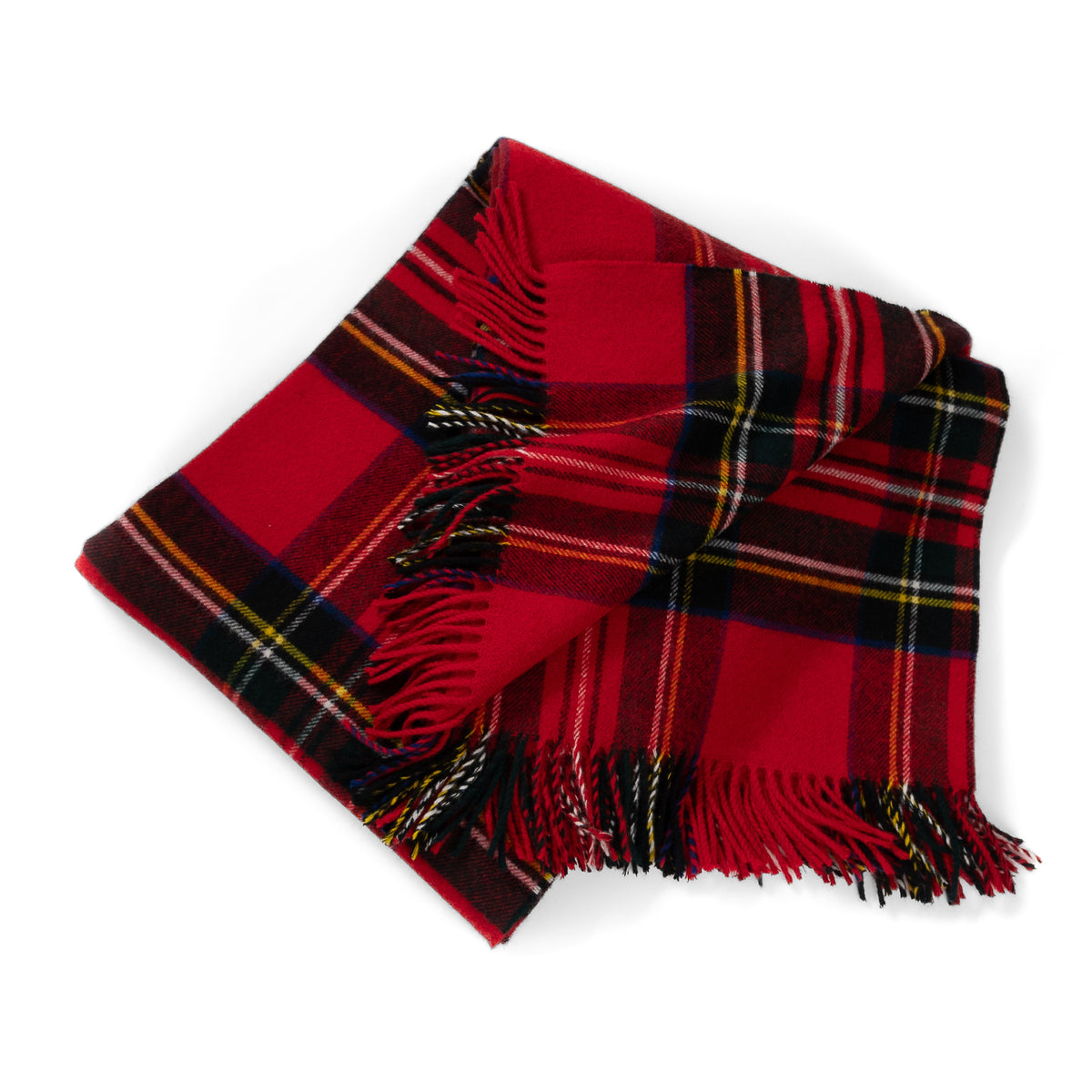 Prince of Scots  Merino Wool Throw - Royal Stewart