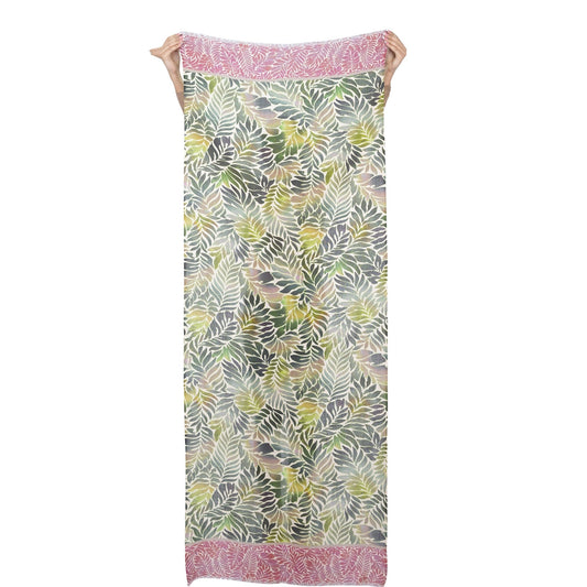Fern Wool Twill Scarf - Moss Green
