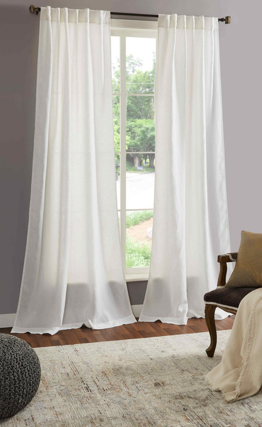 Hampton European Linen Drapes