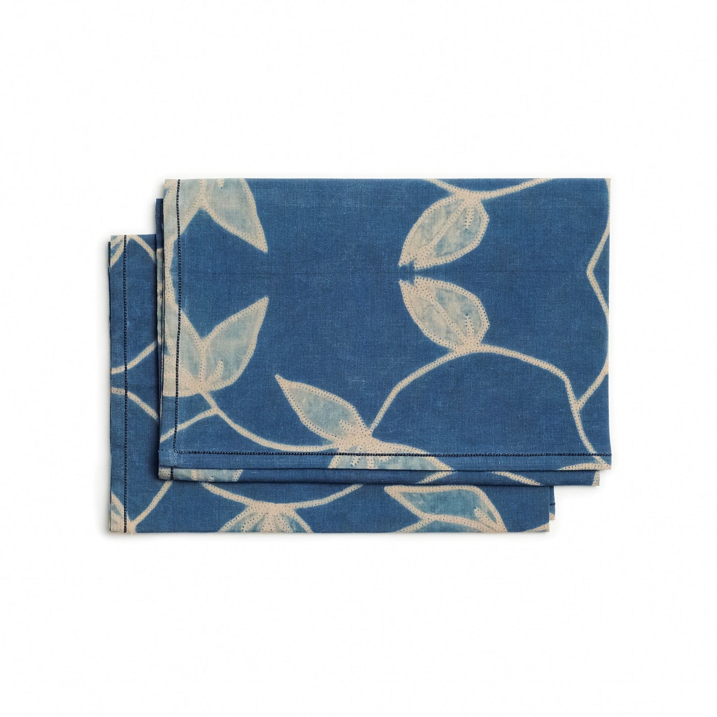 Folio Indigo Handcrafted Shibori Cotton Table Napkins ( set of 4 )