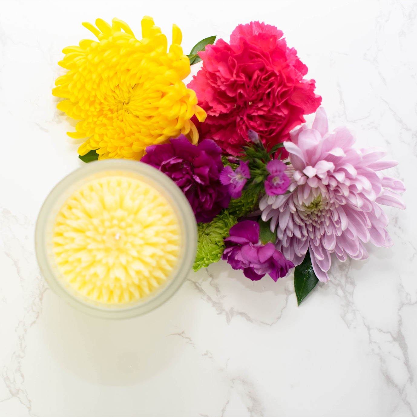 Dandelion Flower Candle