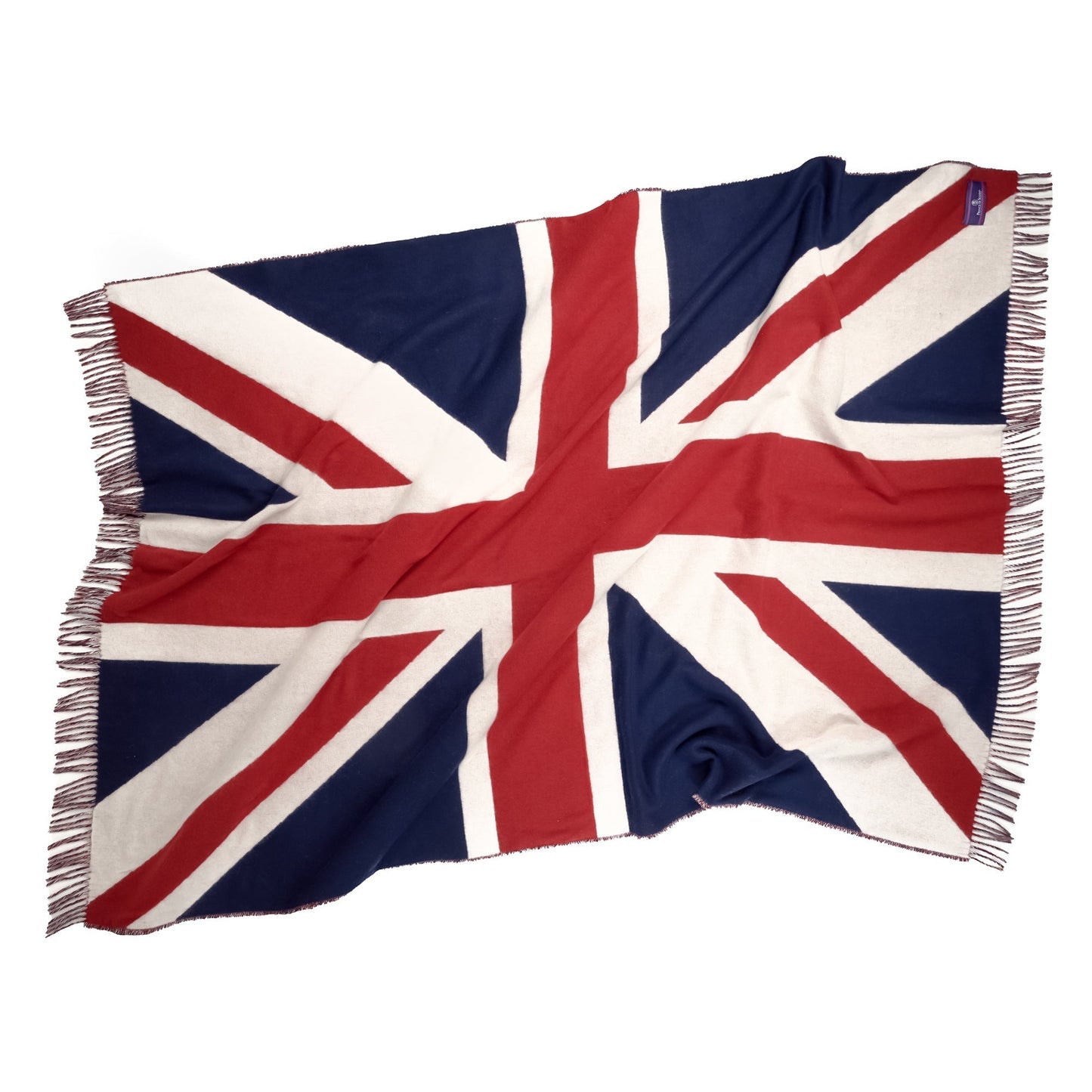 Prince of Scots Union Jack Merino Wool Throw