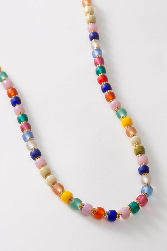 Glass Confetti Necklace
