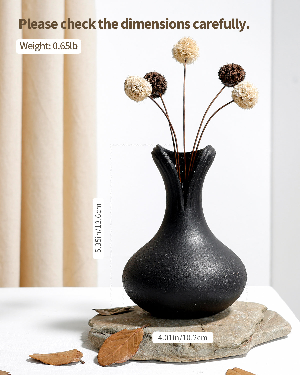 BosilunLife Flower Vase Recycled Ceramic Eco-Clay - Osadia Concept Store