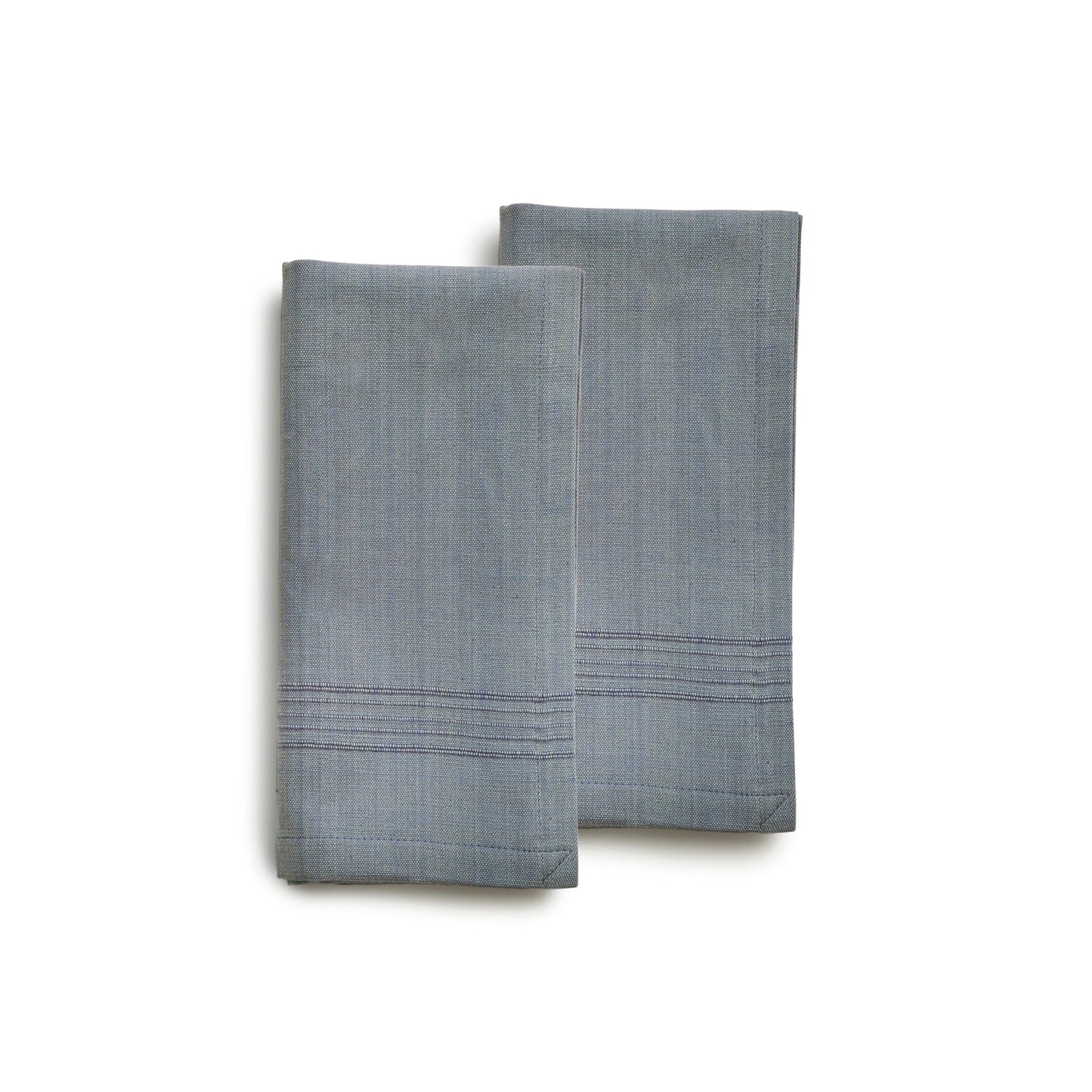 ECOLOOM Handwoven Cotton Napkins – Set of 2. Cotton – Fair Trade – Artisan Made