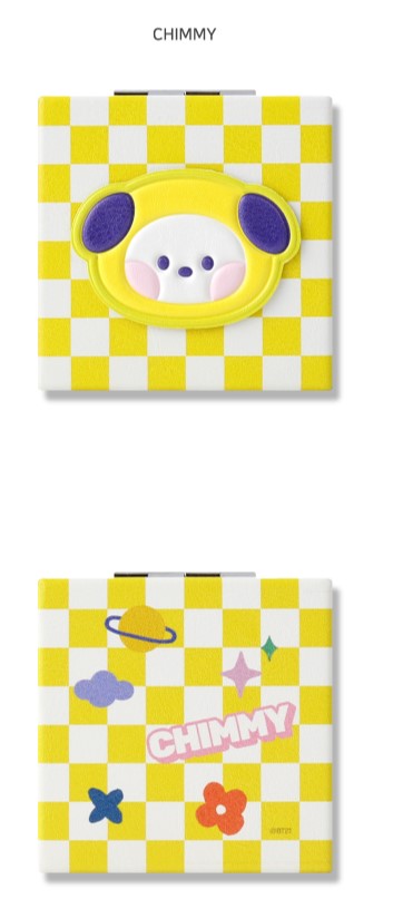 BT21 Minini Leather Patch Mirror