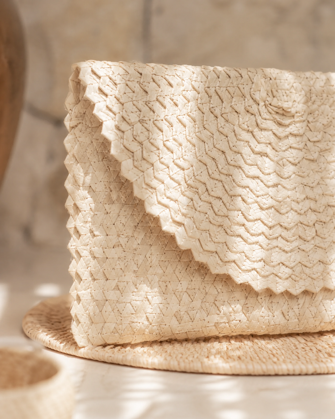 Rattan Clutch