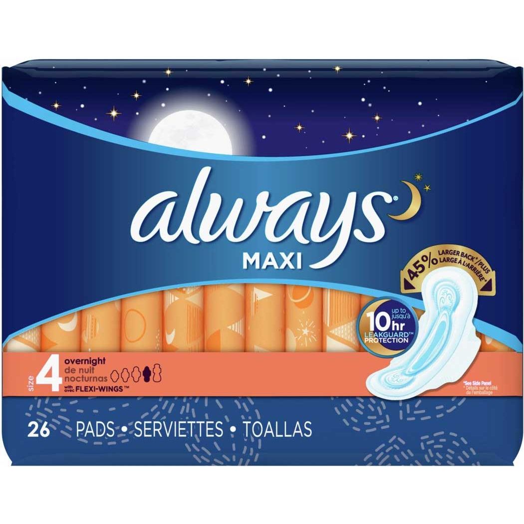 Always Maxis Size 4 6-26's