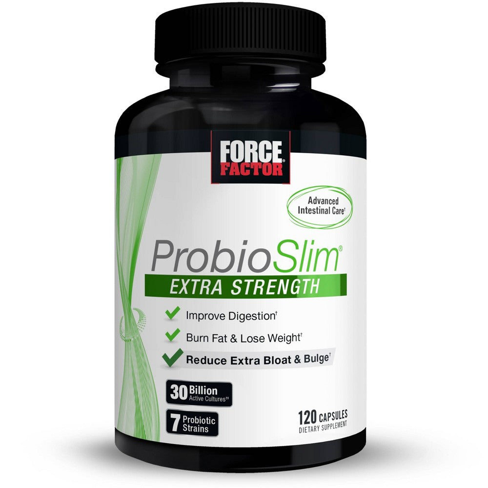 Force Factor ProbioSlim Extra Strength Probiotic Supplement For Women And Men With 30 Billion CFUs, Capsules
