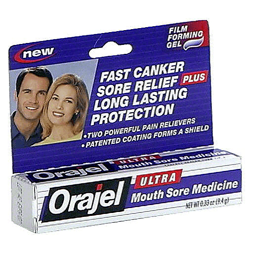 Orajel Ultra Mouth Sore Medicine, Film Forming Gel