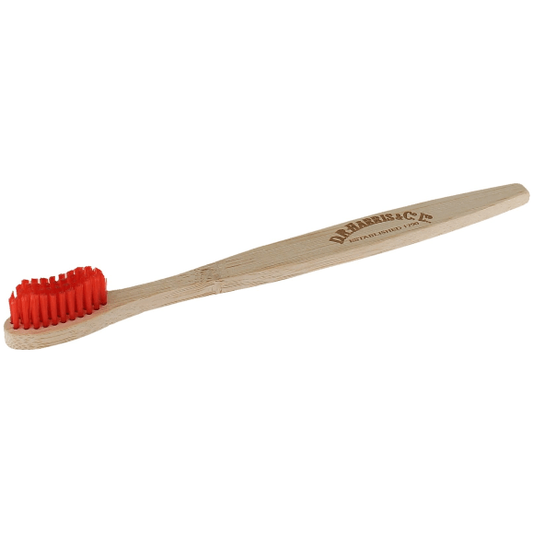D.R Harris Toothbrush Red Bristles Medium