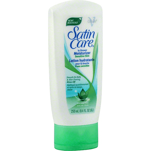 Gillette Satin Care Moisturizer, In Shower, Sensitive Skin