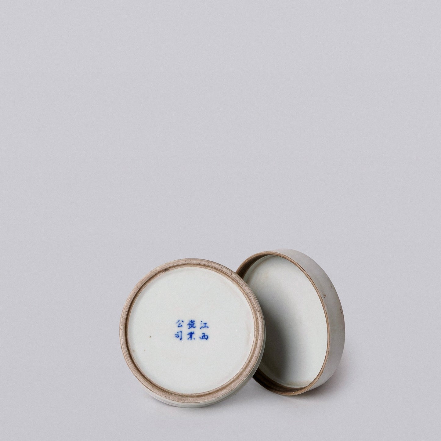 Blue and White Porcelain Lotus Bloom Ink Box
