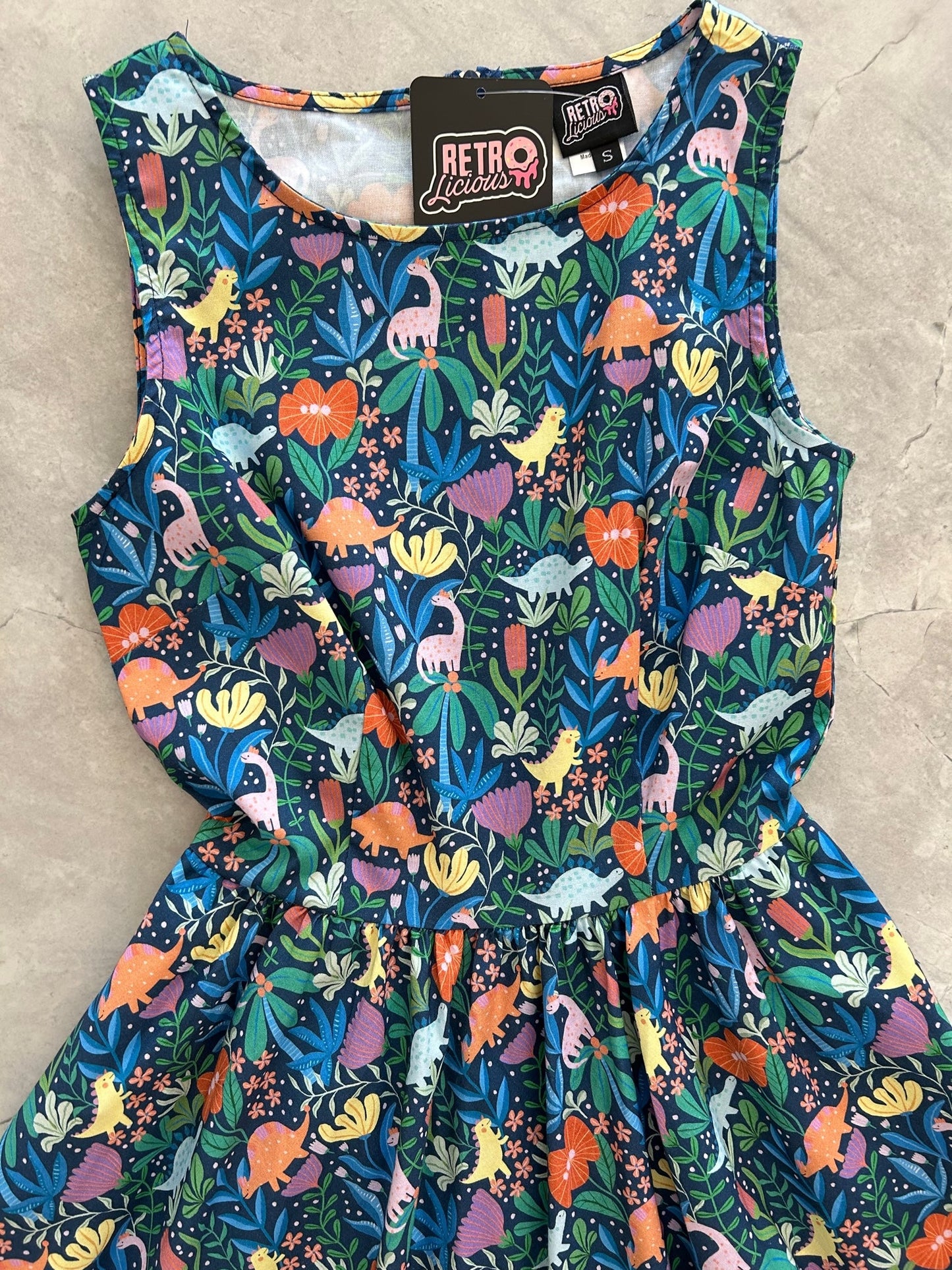 Prehistoric Vintage Dress