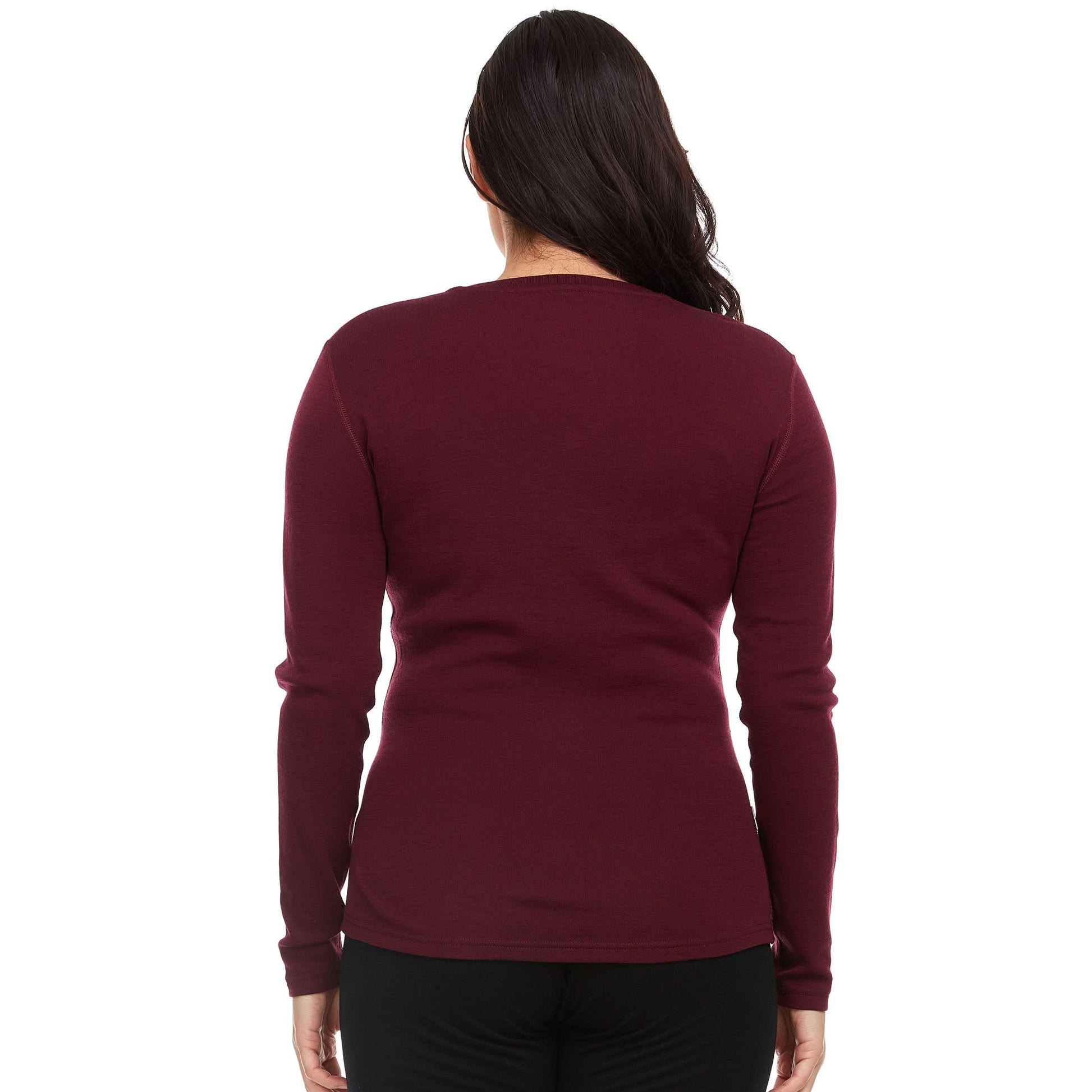 Women's Midweight Merino Wool V-Neck Sweater | 100% Merino Wool - Osadia Concept Store