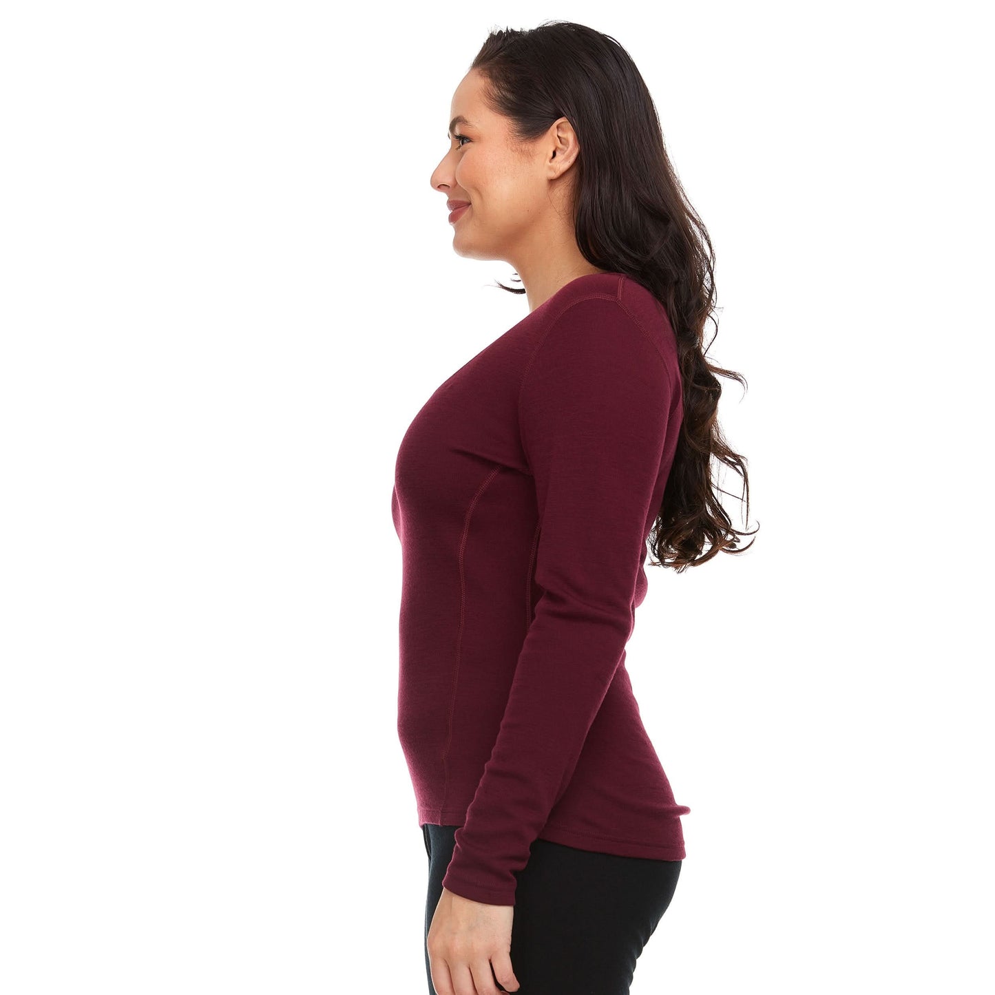 Women's Midweight Merino Wool V-Neck Sweater | 100% Merino Wool - Osadia Concept Store